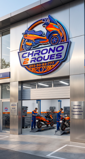 Chrono 2 Roues — façade de l'atelier